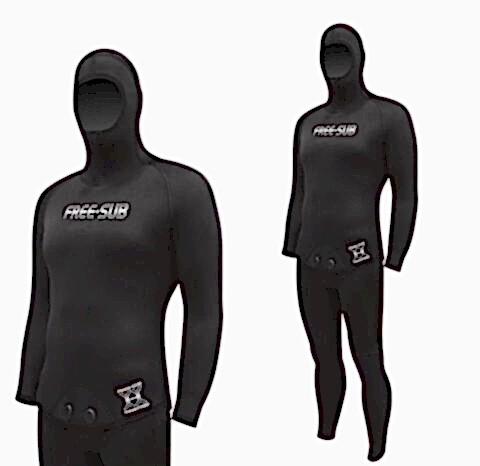 FreeSub Elbise - 7 mm (Dalış Elbisesi) - 7mm