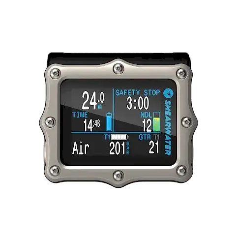 SHEARWATER Perdix 2 Ti Grey Dalış Bilgisayarı