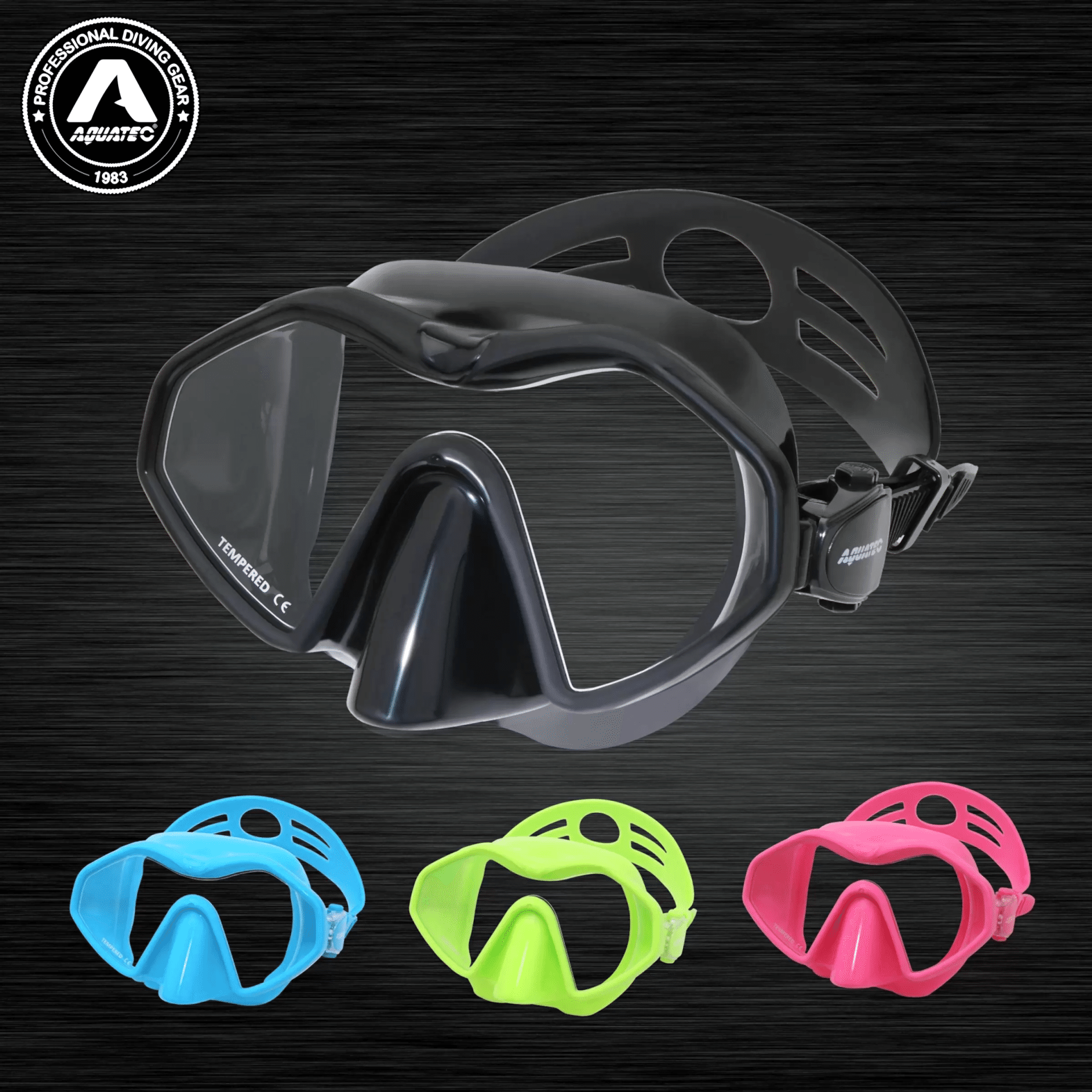 MK-200 Aquatec Maske Pembe